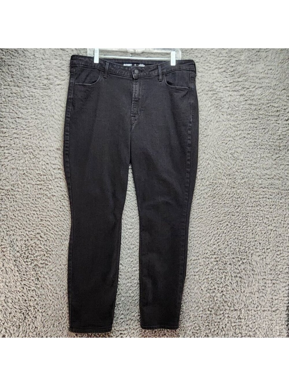 Old Navy Jeans Womens 16 Black Stretch Denim Straight